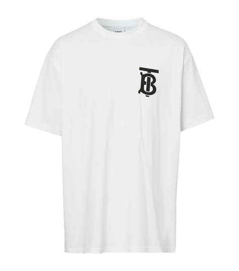 burberry tb logo t shirt|burberry oversized t shirt.